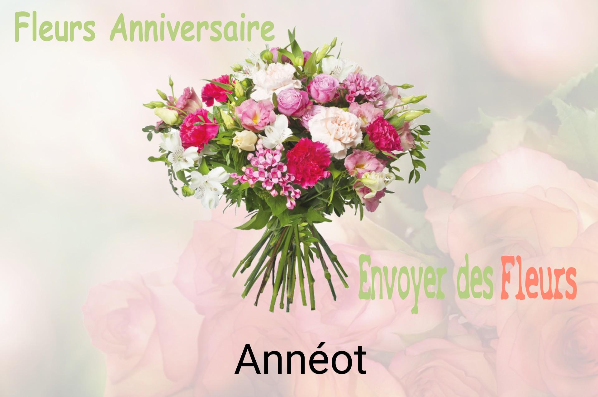 Bouquet de fleurs d’anniversaire livré à Annéot